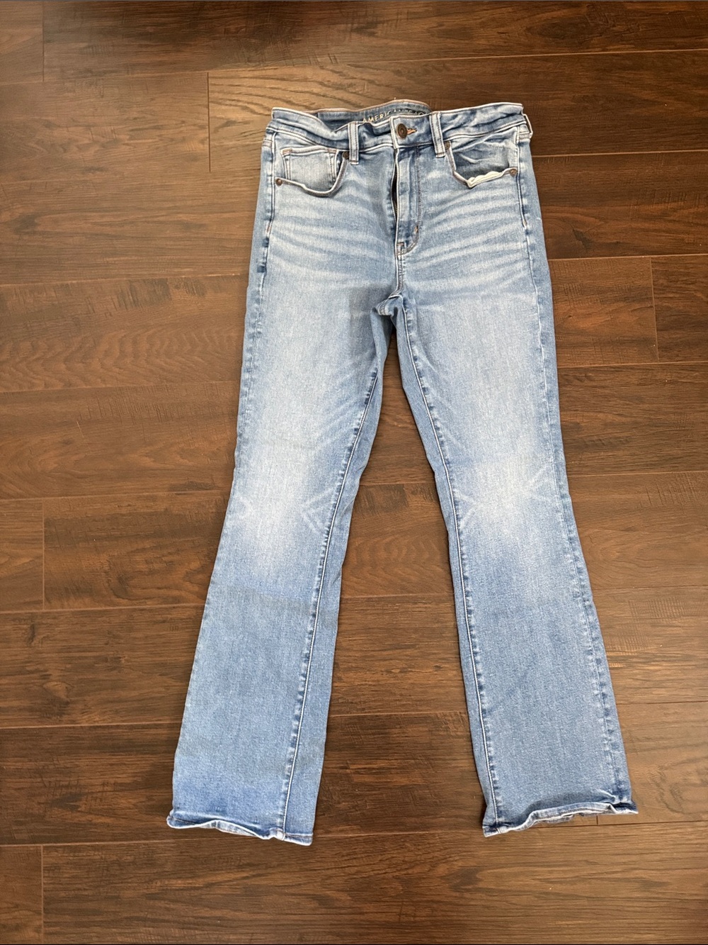 American Eagle High Rise Skinny Kick Jeans